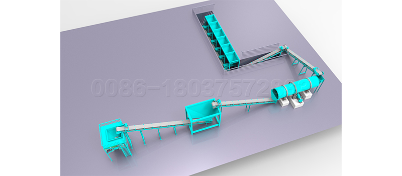 SEEC simple fertilizer granulation machine 20 ton per hour
