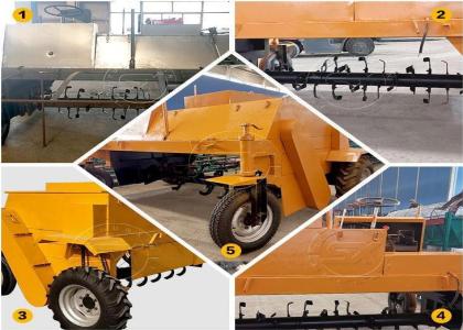 Components of The Moving Type Compost Turner in SX Machinery