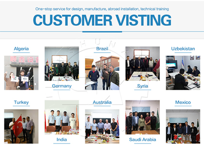 Customers Visit from Different Countries in SX Machinery