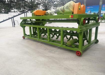 Groove Type Compost Turner for Composting Cow Manure in SX Organic Fertilizer Production Equipment Plant