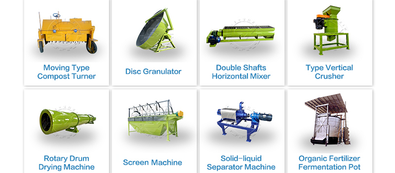 Related Equipment used in Organic Fertilizer Production for Poultry Litter Composting