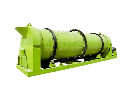 Rotary drum stirring manure granulating machine for organic fertilizer production line