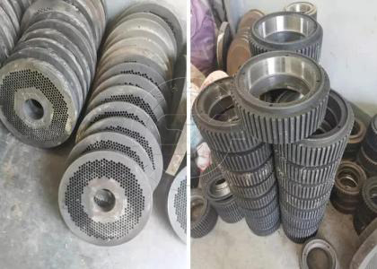Parts of Ball Sockets and Press Rolls of Flat Die Pellet Mill in SX Machinery