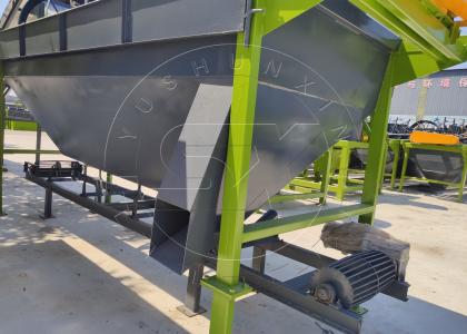 Rotary Screening Machine Waste Port in Fertilizer Production Line