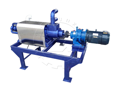 Horse Dung Screw Press Dewatering Machine in SX