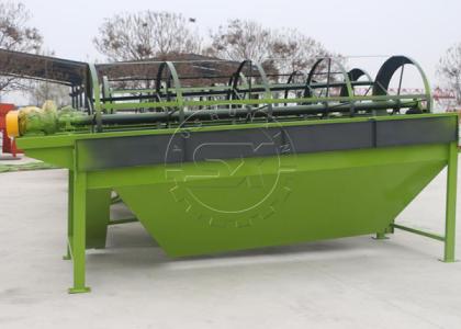 Fertilizer Rotary Screening Machine in SX Multi Manure Composting Process Plant