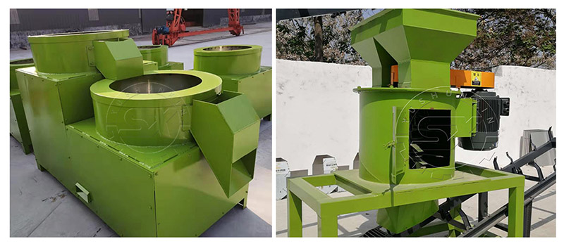 Polishing machine and crusher for better fertilizer granule making