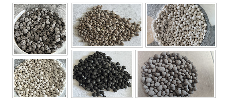 Different organic fertilizer granules production