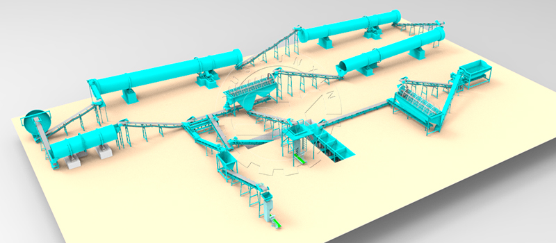 Disc wet granulation system for chicken manure management