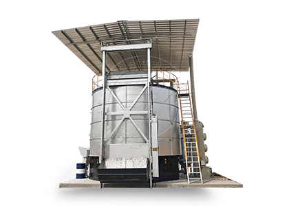 Organic fertilizer fermentation tank for broiler manure treatment