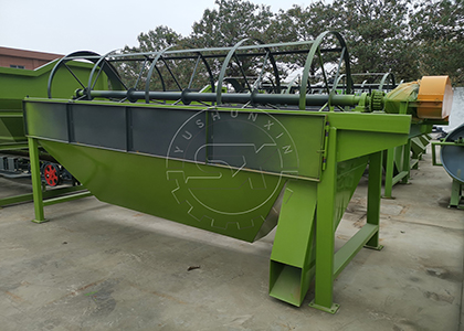 Rotary fertilizer screening machine for sale