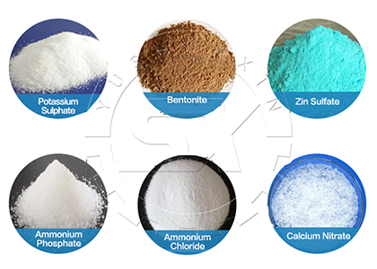 Compound fertilizer production materials