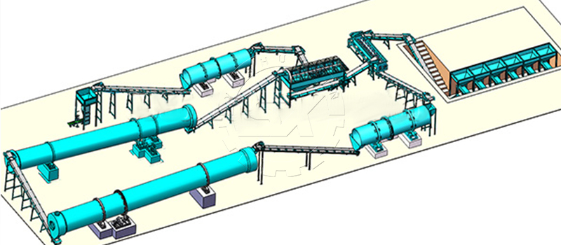 NPK fertilizer granulation line