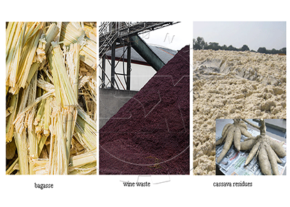 Industrial waste for organic fertilizer making