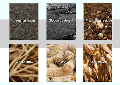 Organic fertilizer compost materials