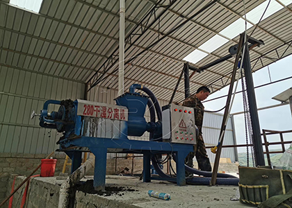 SX dewatering machine for better organic fertilizer 