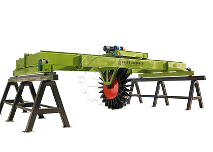 Single wheel compost turner for sale