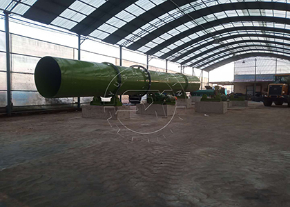 Cooling equipment in fertilizer making plant