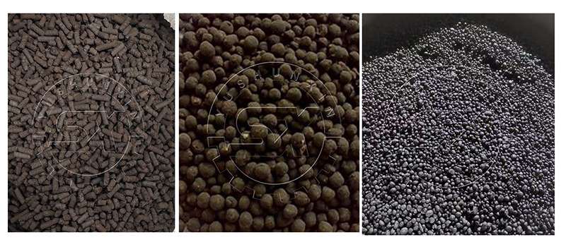 Organic fertilizer pellet produce by SX fertilizer equipment