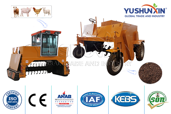 Windrow compost machines for sale